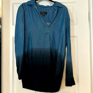 Fifteen Twenty, size S, ombré Jean blouse